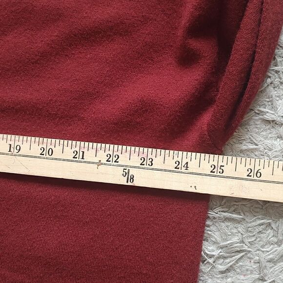 Torrid V Neck Maroon Sweater Size 2 Long Sleeve - Picture 9 of 11